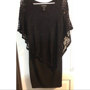 Enfocus Studio shelve-less dress with lace